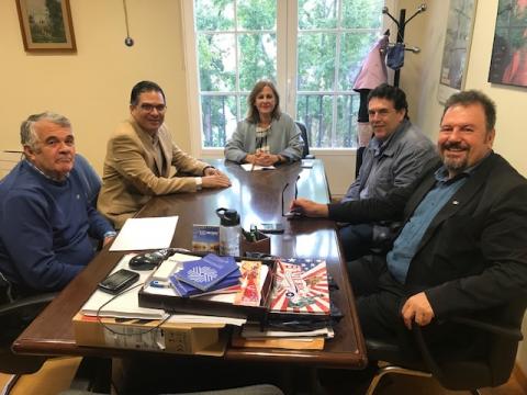 REUNIÃO NA REITORIA DA UNIVERSIDADE DA CORUÑA - ESPANHA OFICIALIZA RELAÇÃO INTERNACIONAL